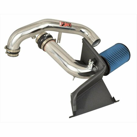 INJEN Polished Aluminum Tube Heat Shield Cold Air Intake, Blue Filter I24-SP3077P